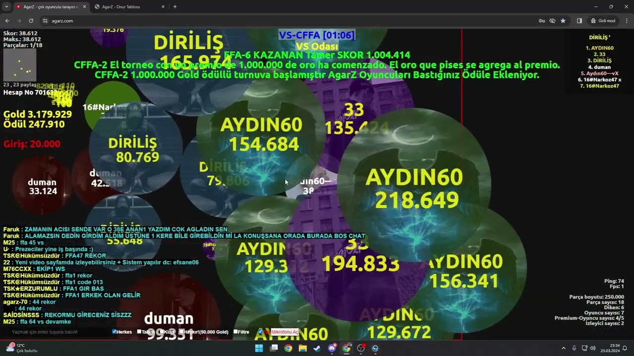 #AGARZ​​ | AYDIN60 ~ GOLD BASMALI SERİ GALİBİYET VİDEOSU ~ #PART28