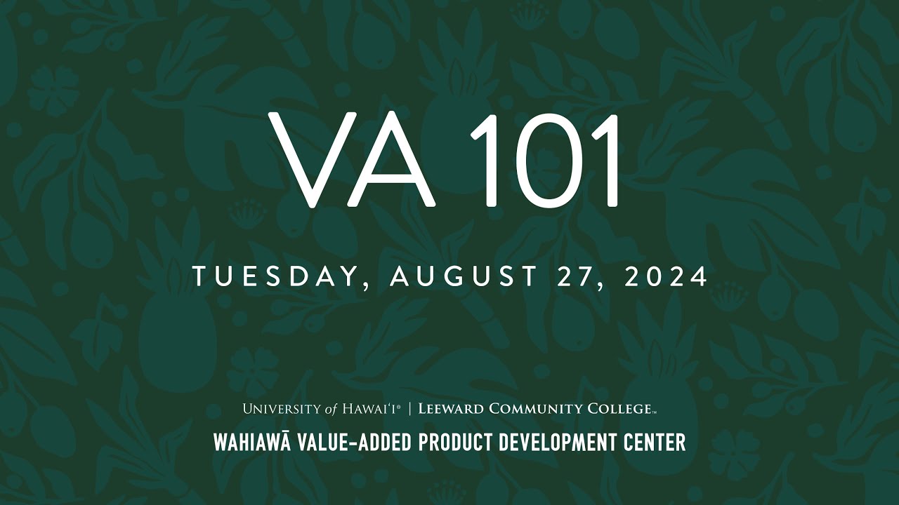 Value-Added 101 | August 27, 2024