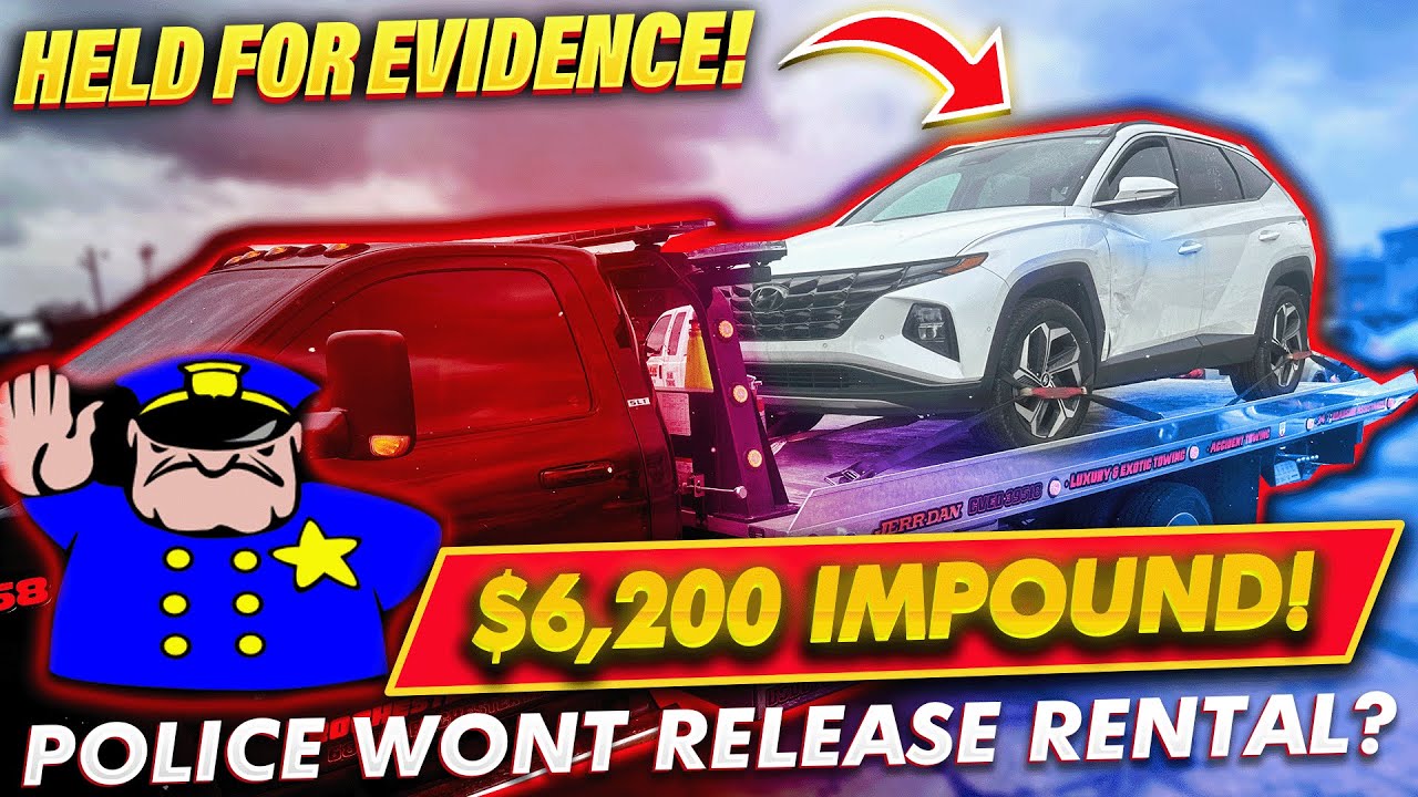Police Won't Release $6000 IMPOUND Rental Car To Us!