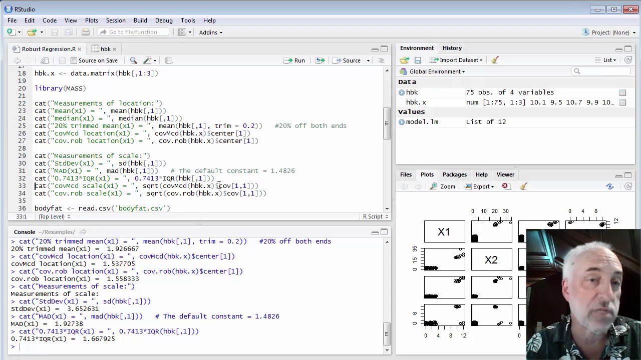 Lecture57 (Data2Decision) Robust Regression in R