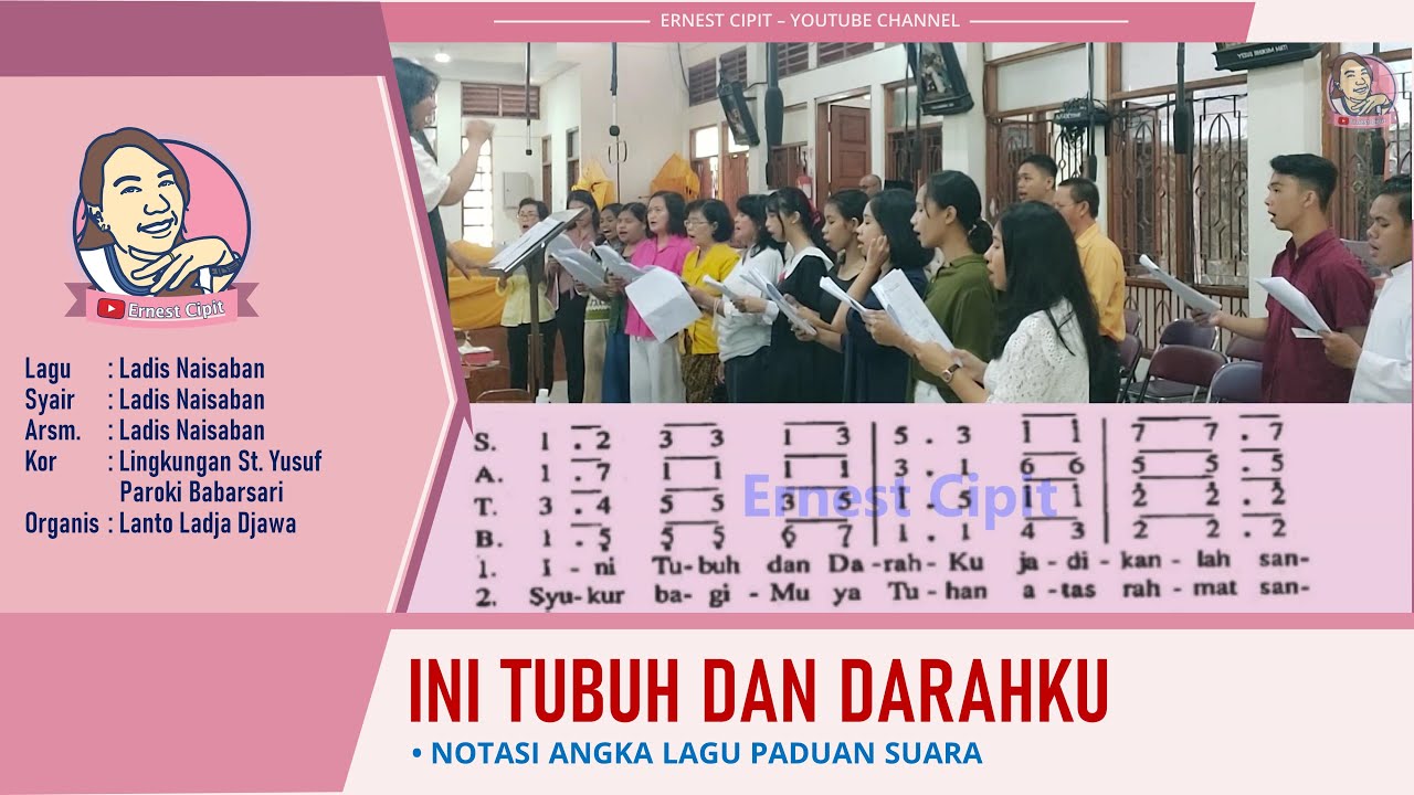 Ini Tubuh dan DarahKu | Lagu Komuni Katolik | Ladis Naisaban