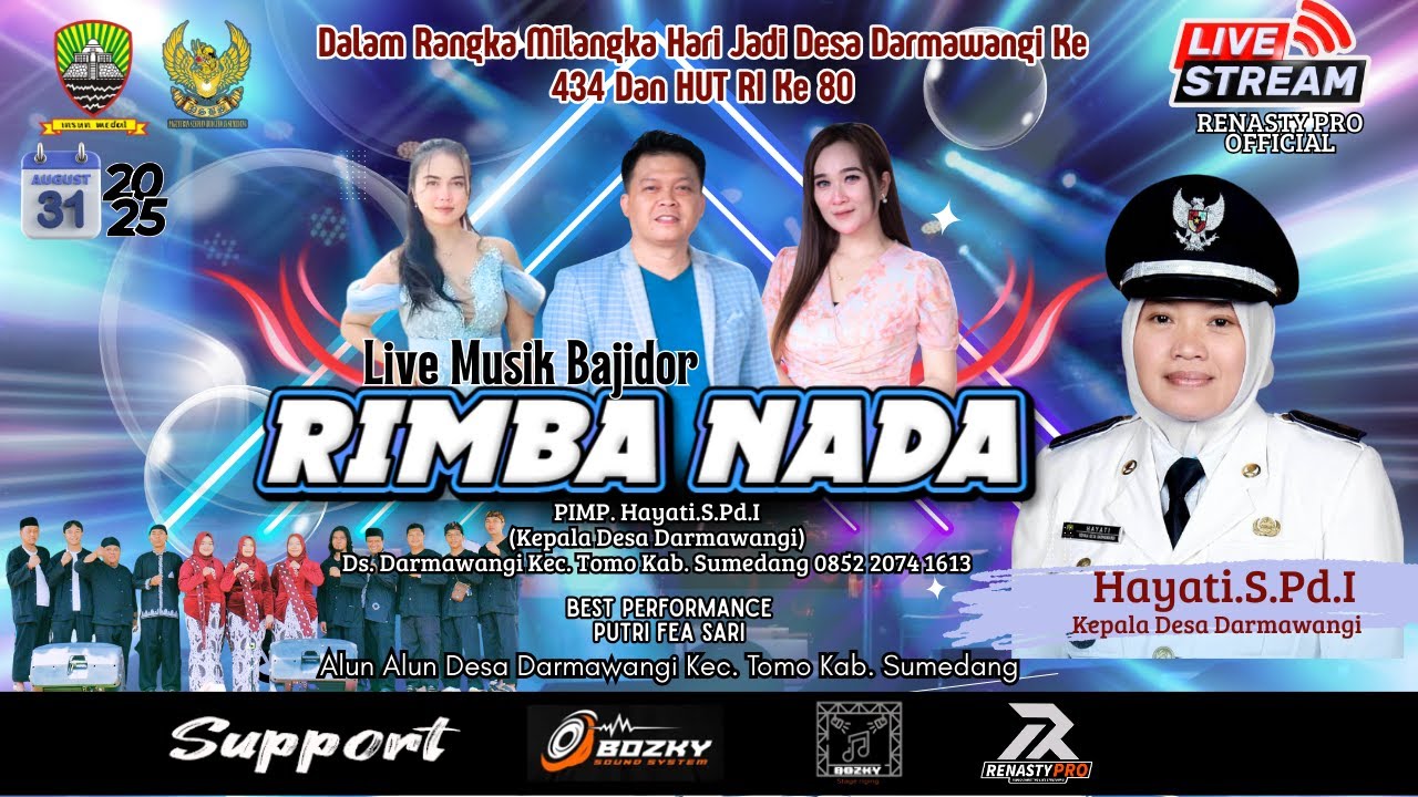 🔴LIVE RIMBA NADA MILANGKA HARI JADI DARMAWANGI KE 434 | 31 AGUSTUS 2025 DS DARMAWANGI TOMO SUMEDANG
