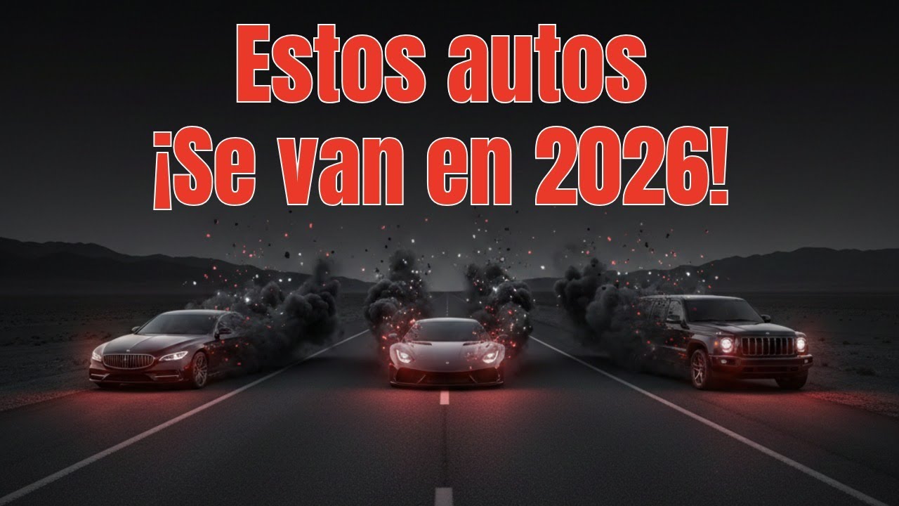 En 2026 estos autos desaparecen para siempre… ¿ya viste el último?