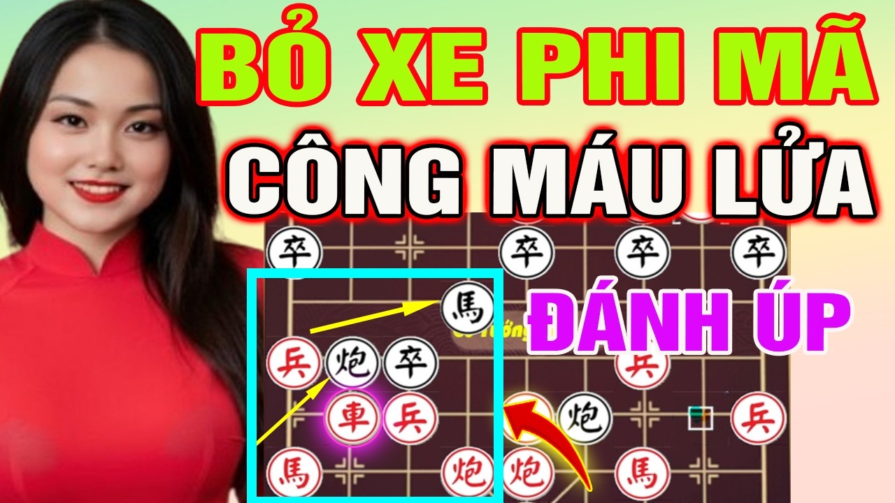 BỎ XE PHI MÃ: CÔNG MÁU LỬA Đánh Úp Sát Cục Đối Thủ| Cờ Tướng Tàn Cục