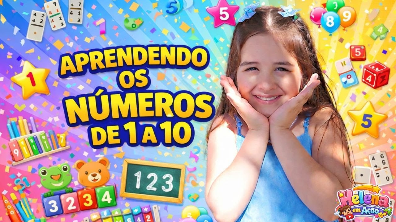 Aprendendo os números para crianças / Música Educativa Infantil /Children's educational music