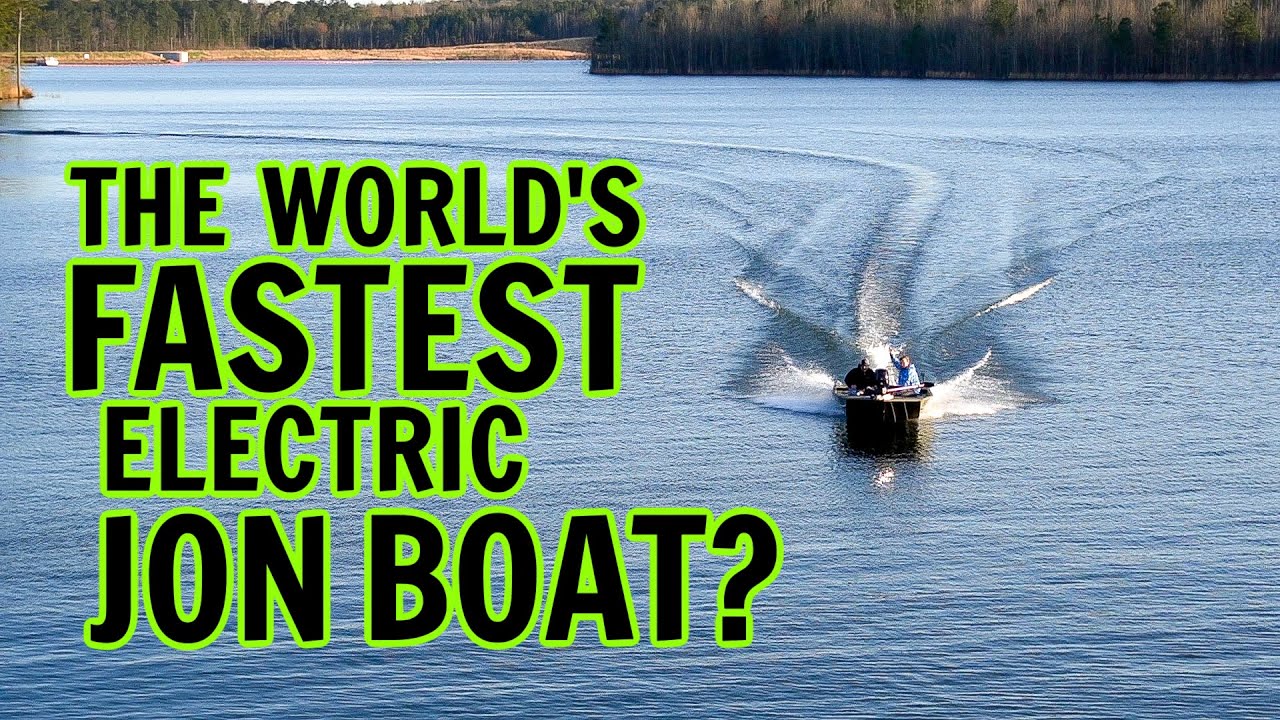 World's FASTEST Electric JonBoat? Lithium Batteries | Tracker Grizzly | Elco 50 HP | TBNation