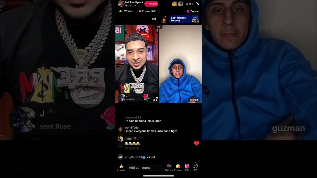 Brick Wolfpack fighting enzo and jwavy February 29, 2024