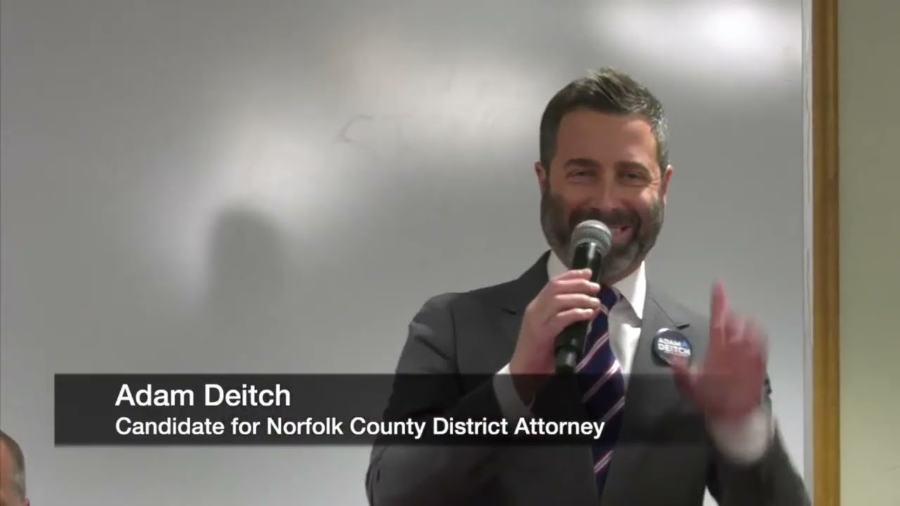 Norfolk County DA Candidate Forum in Canton