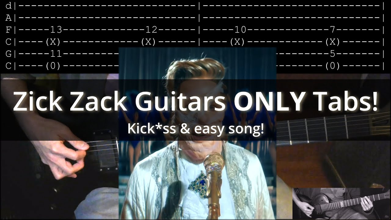 How to play Zick Zack w/Tabs! GUITARS ONLY - Rammstein