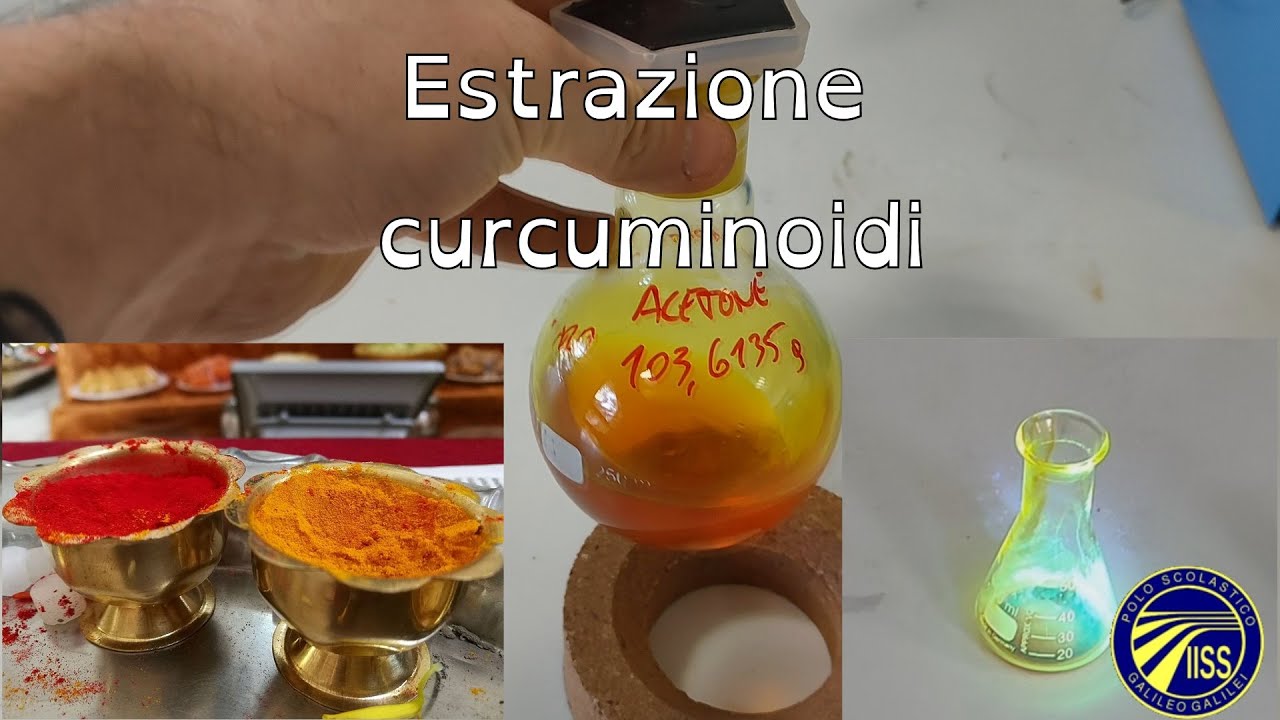 Estrazione delle curcumine dalla curcuma