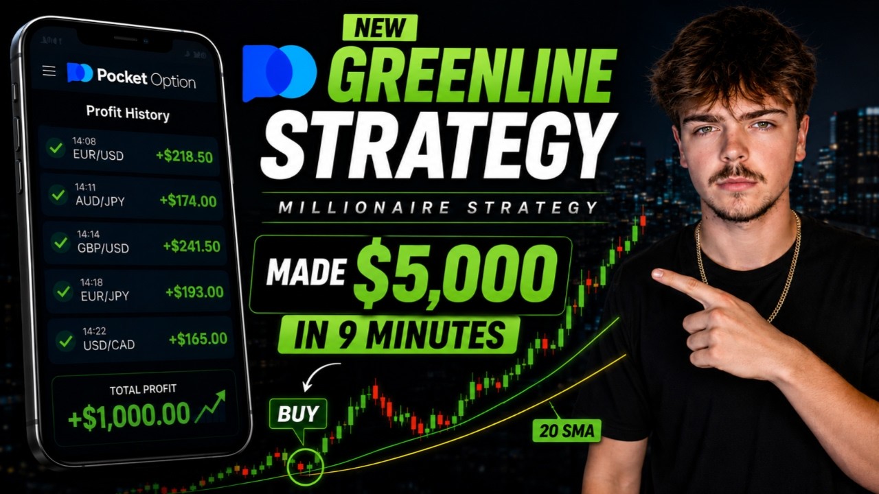 $5,000 in 9 Minutes | Best 5 Second Pocket Option Strategy