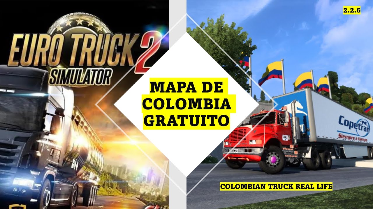 DESCARGAR MAPA DE COLOMBIA PARA EURO TRUCK SIMULATOR 2 ULTIMA VERSI&Oacute;N (Link)