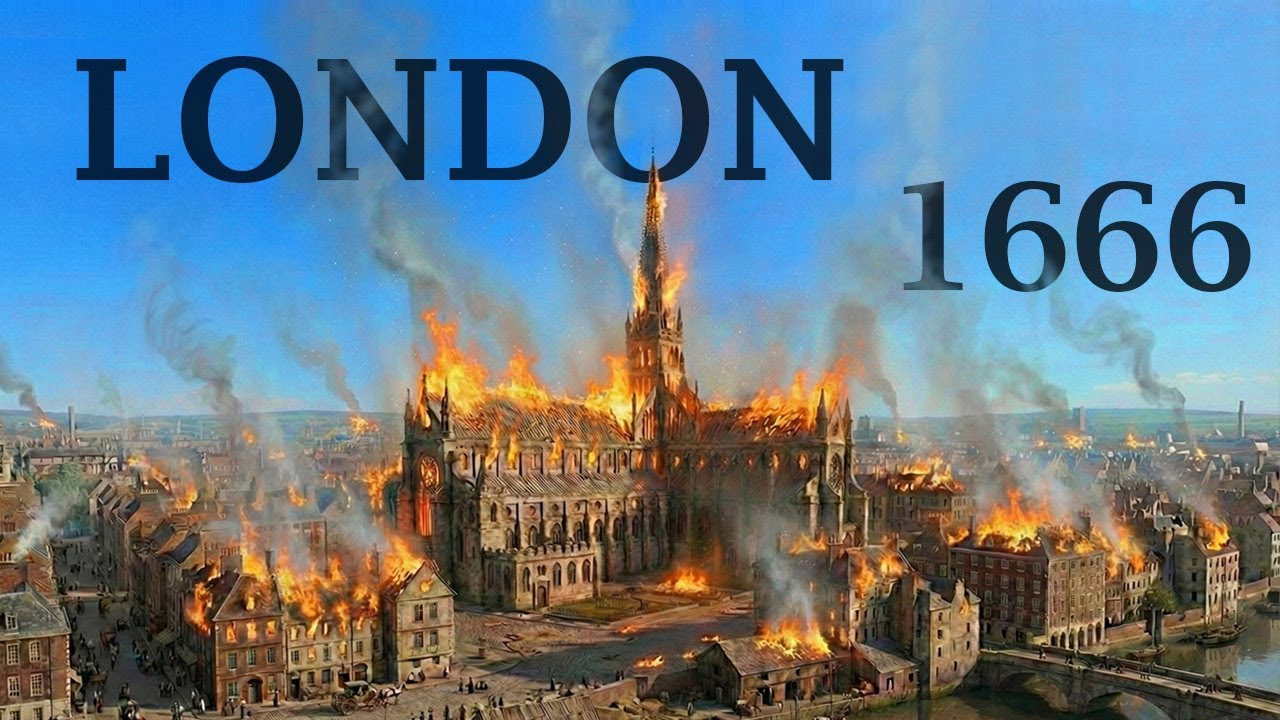 The Great Fire of London in September 1666 - The Night London Burned