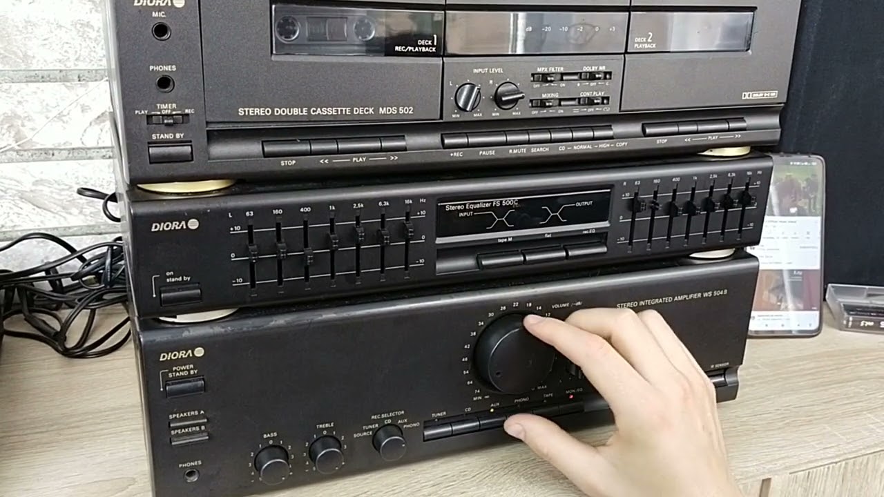 wieża Diora ssl500 ws504 bluetooth paragony instrukcje papiery