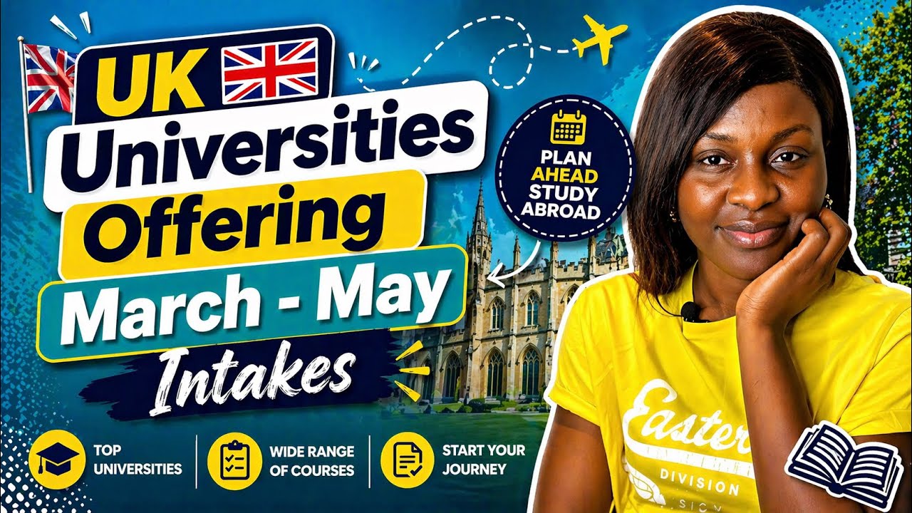 UK Universities Offering March-May Intakes; Adult Nursing, Data Analysis, Project Mgt etc.