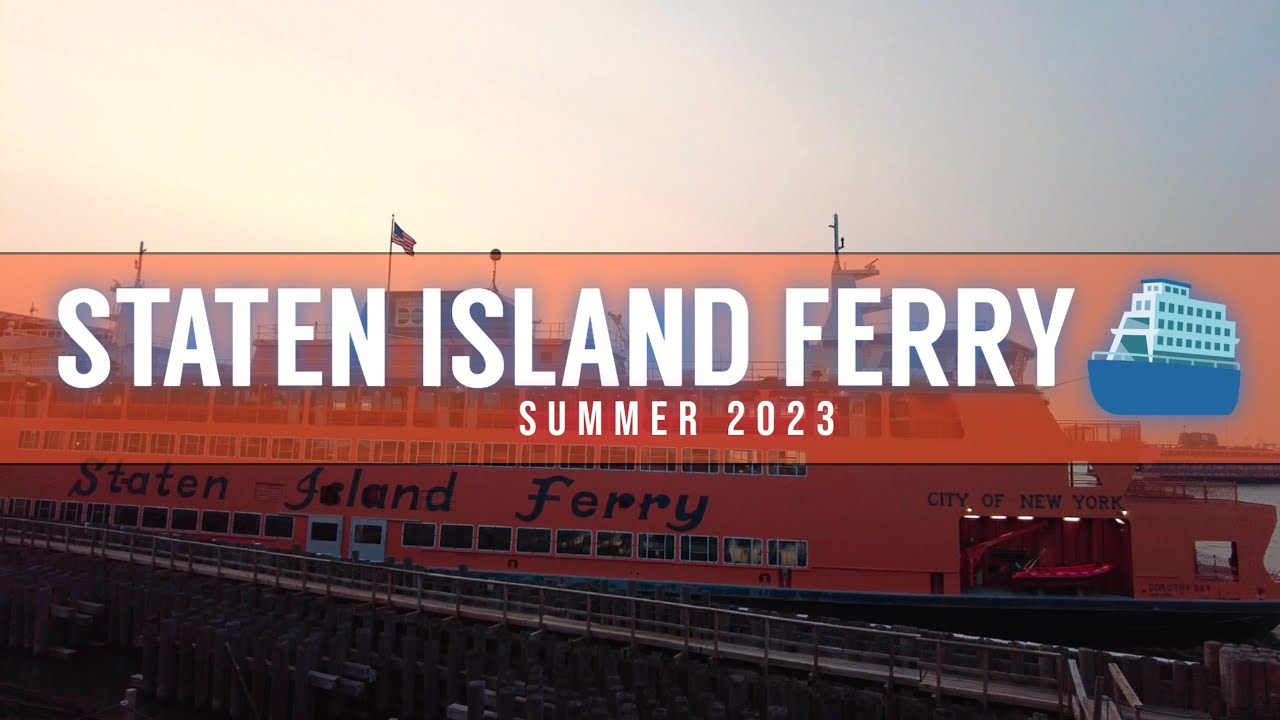 NEW YORK CITY 🗽| Staten Island Ferry - Staten Island to Manhattan, Part 2 [4K]
