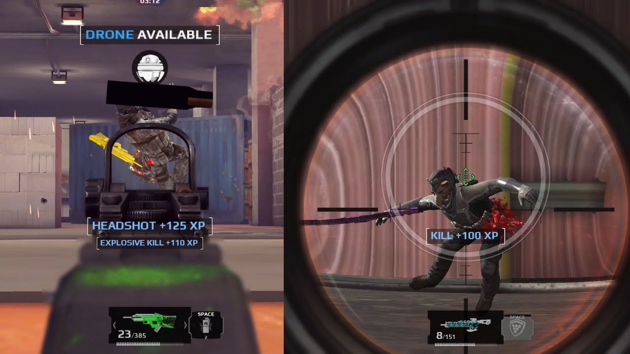 Modern Combat 5 Various weapons no GRINDER - Long gameplay (Cores at the end)