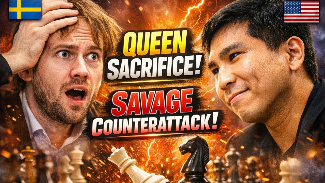 Grandelius Wins a Queen&hellip; Then Wesley So Crushes Him in a Brutal Counterattack