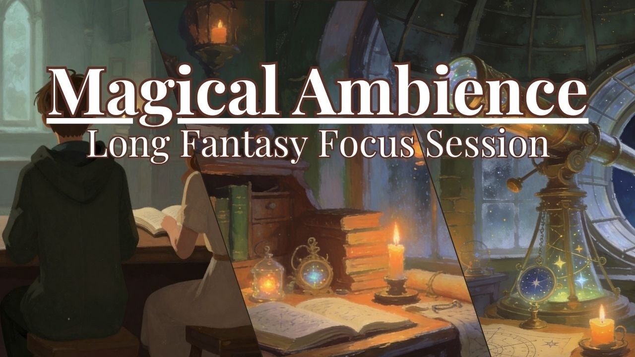 Magical Ambience ✨ Long Fantasy Focus Session | 4+ hours