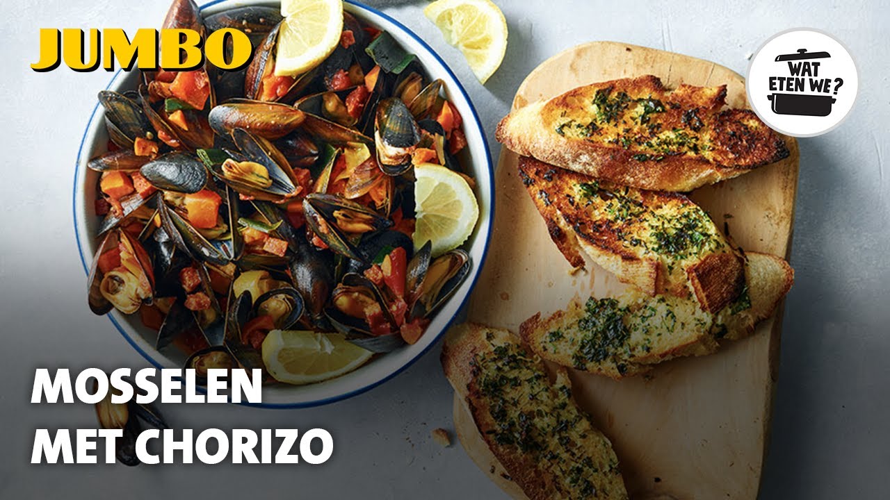 Wat eten we? Mosselen met chorizo
