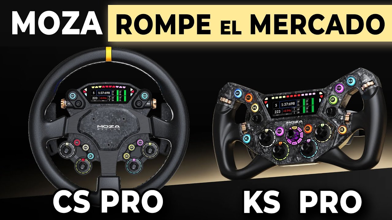 Review MOZA CS PRO ✅El volante de MOZA que ha ROTO el mercado del Simracing