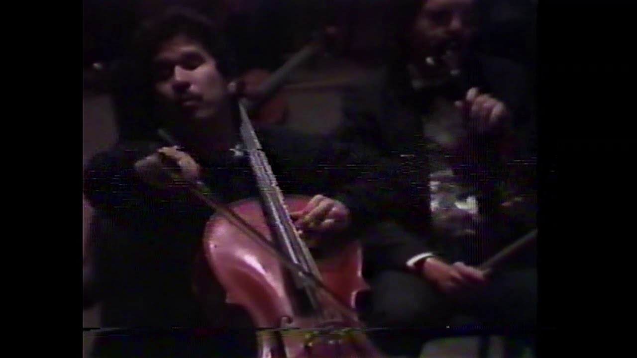 Ensayando Concierto de Schostakovich N0.1 con la Sinfonica Simon Bolivar y Pedro Ignacio Calderon