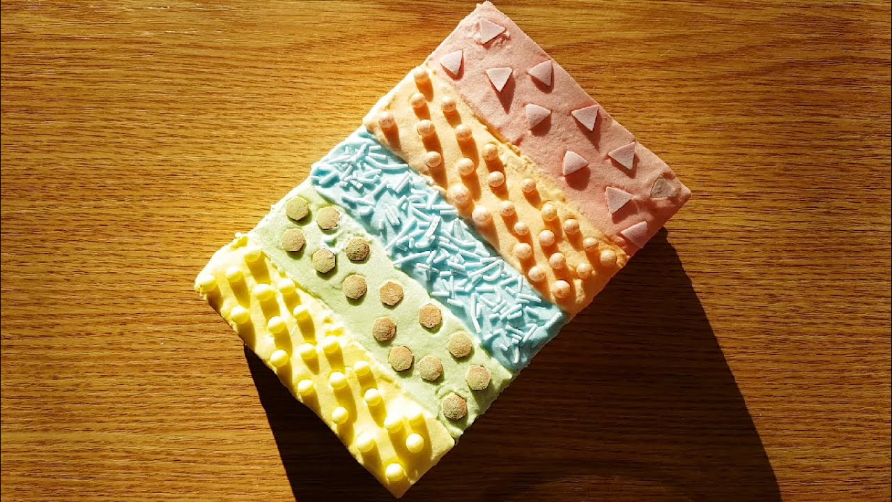 Soda sponge with sprinkles tapping, squeezing & ripping ASMR |WATCH IN HD| #sponge