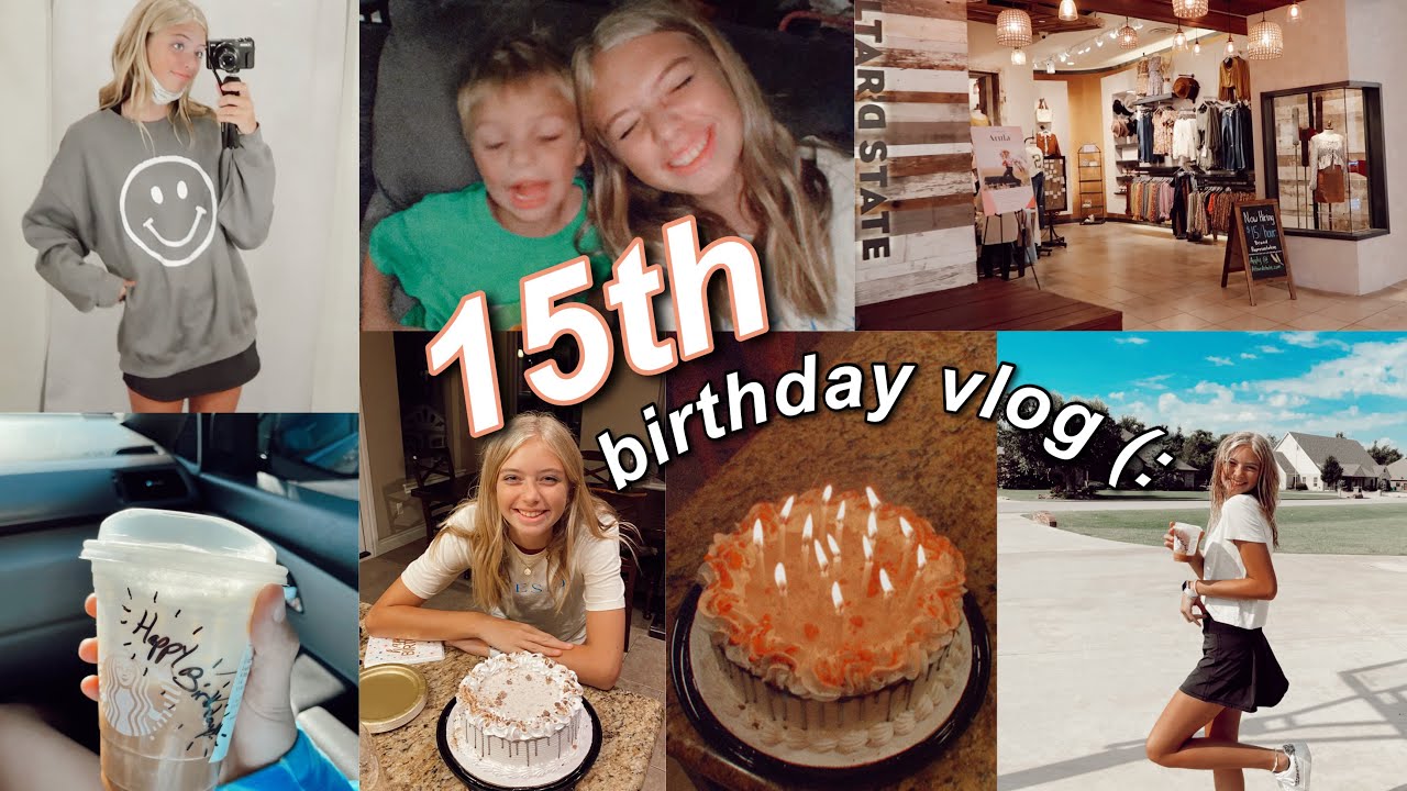 15th birthday vlog !! | Addison Nicole