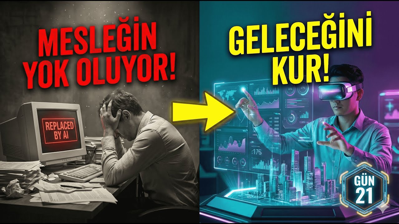 MESLEĞİNİZ TEHLİKEDE Mİ ⚠️|30 Günde 30 Yapay Zeka Uygulaması - Gün 21  #reklam #googleaıstudio