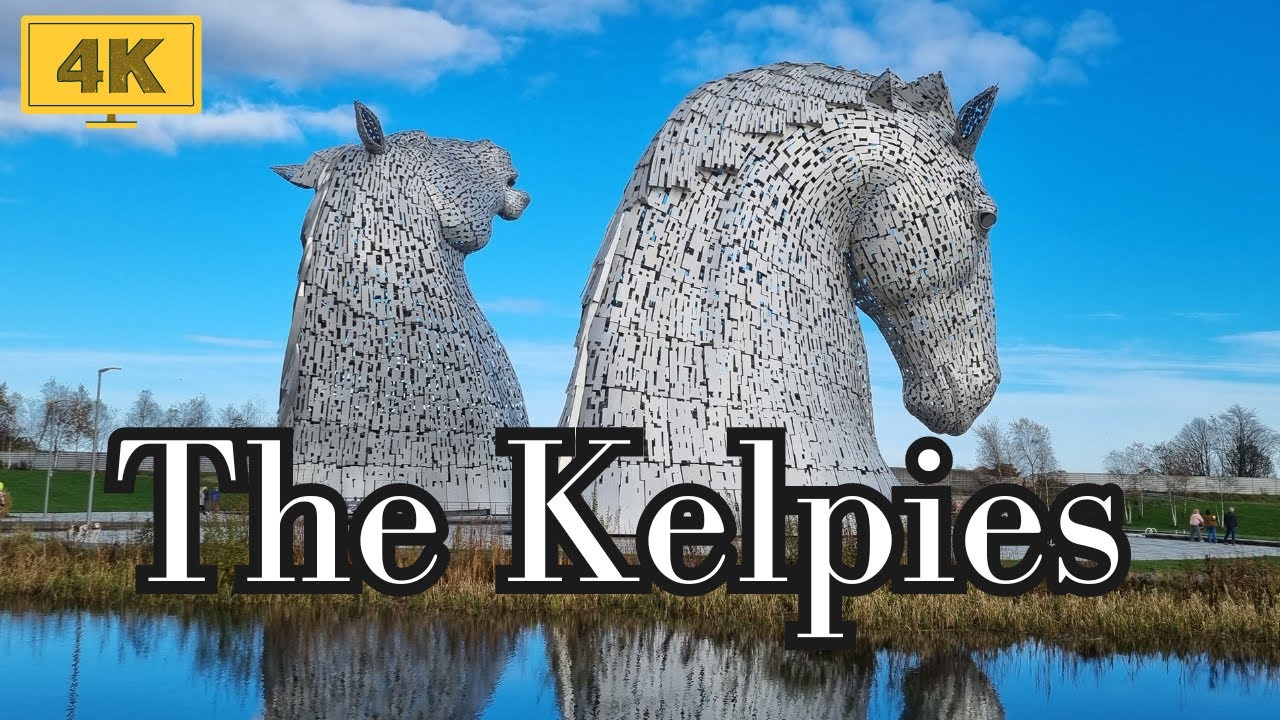 the kelpies horse head sculptures