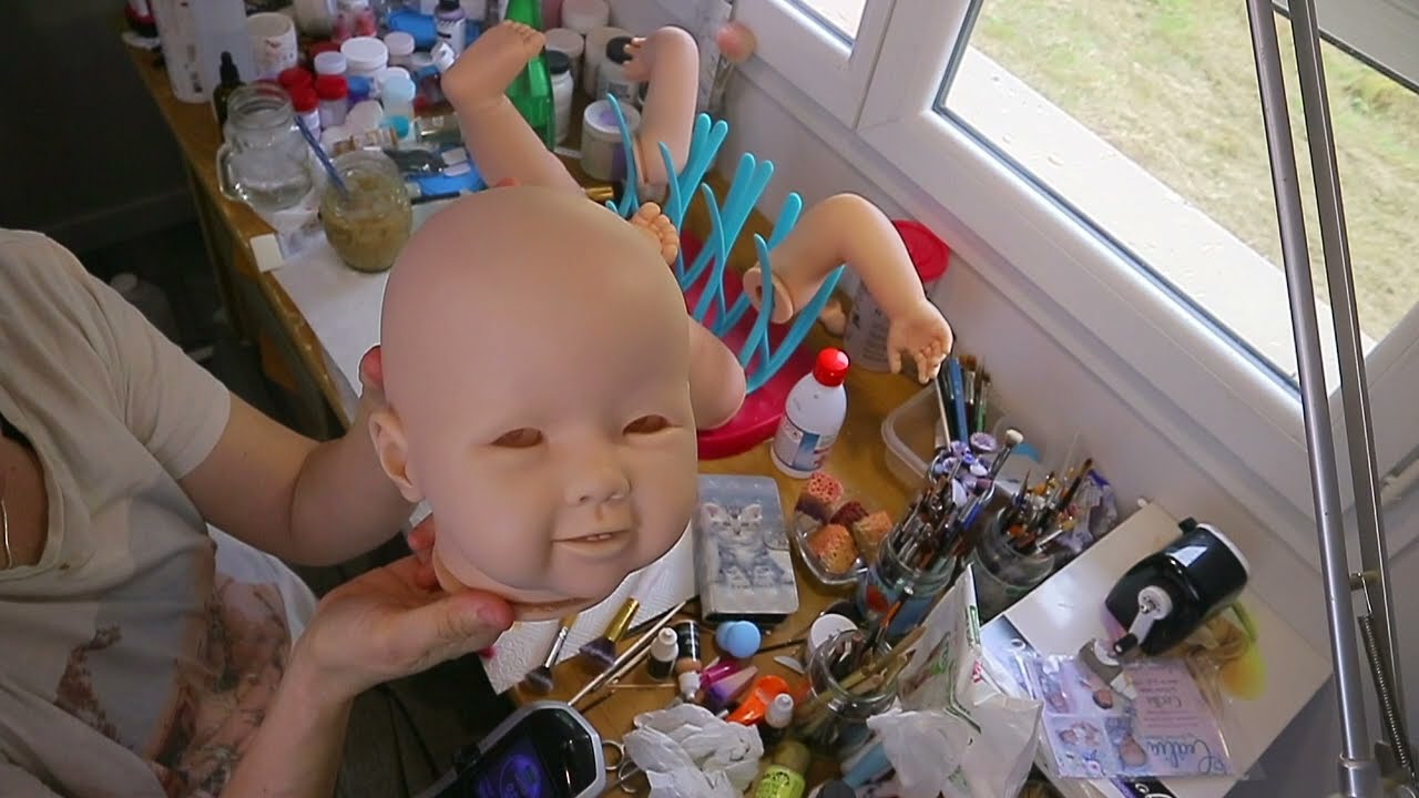 Painting Reborn Madeline tutorial...whoo hoo I finally got some paint on this kid!
