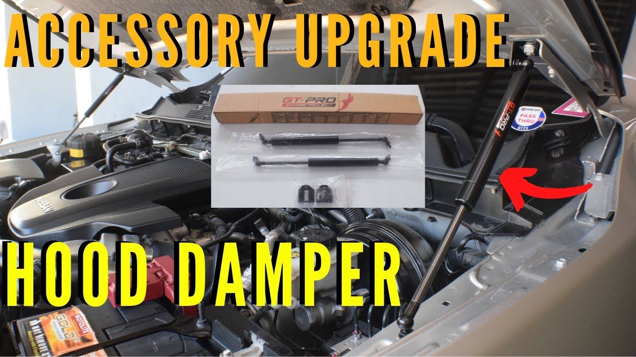 GT Pro Hood Damper Installation on Nissan Navara