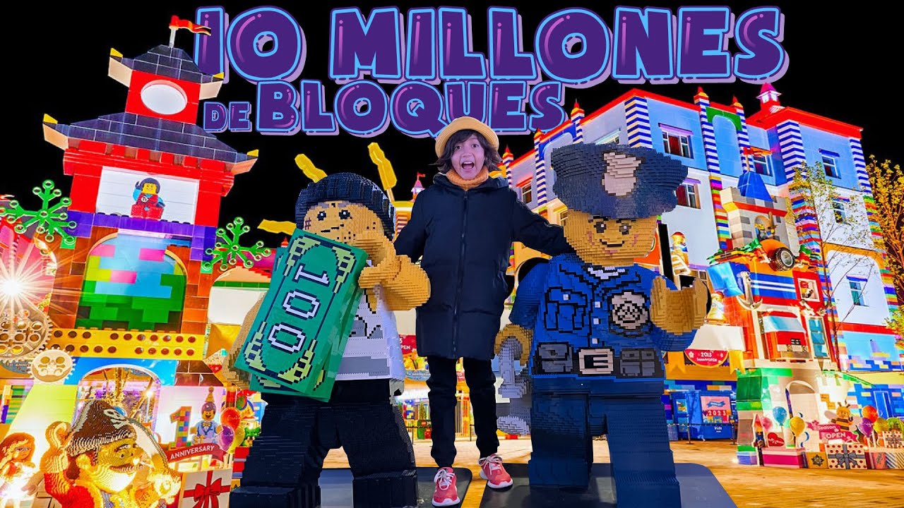 EXPLORO un Parque creado con mas de 10 MILLONES de BLOQUES de CONSTRUCCION
