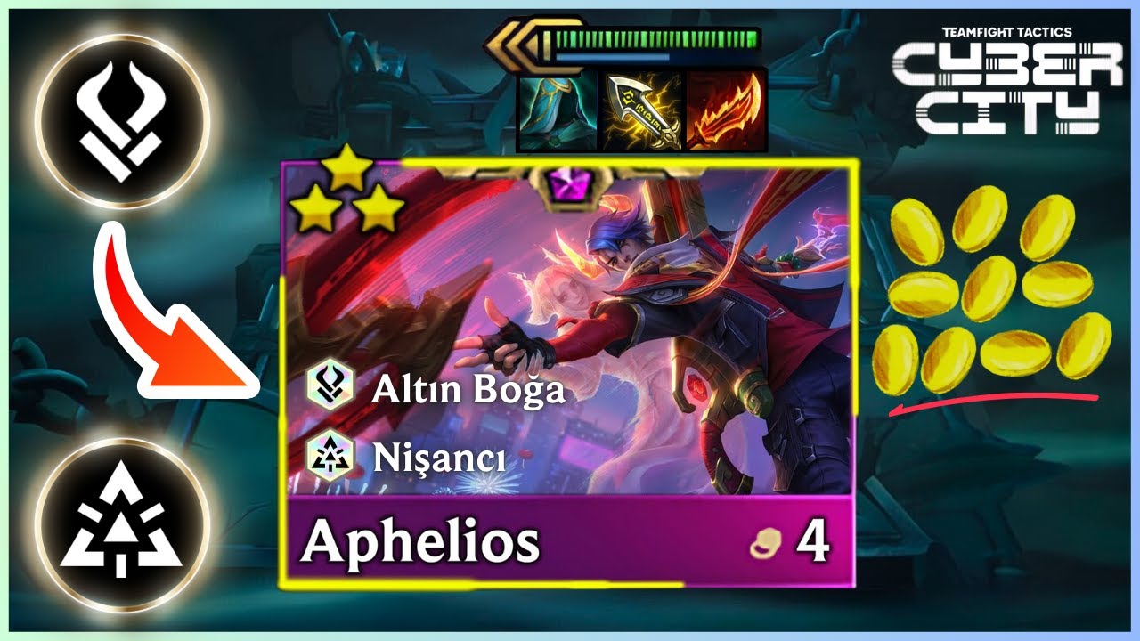 PARA BASAN SİNERJİ YAPMIŞLAR! ALTIN BOĞA ⭐⭐⭐ APHELIOS KOMPOZİSYONU?! | SET 14 PBE | OVERRATED TFT