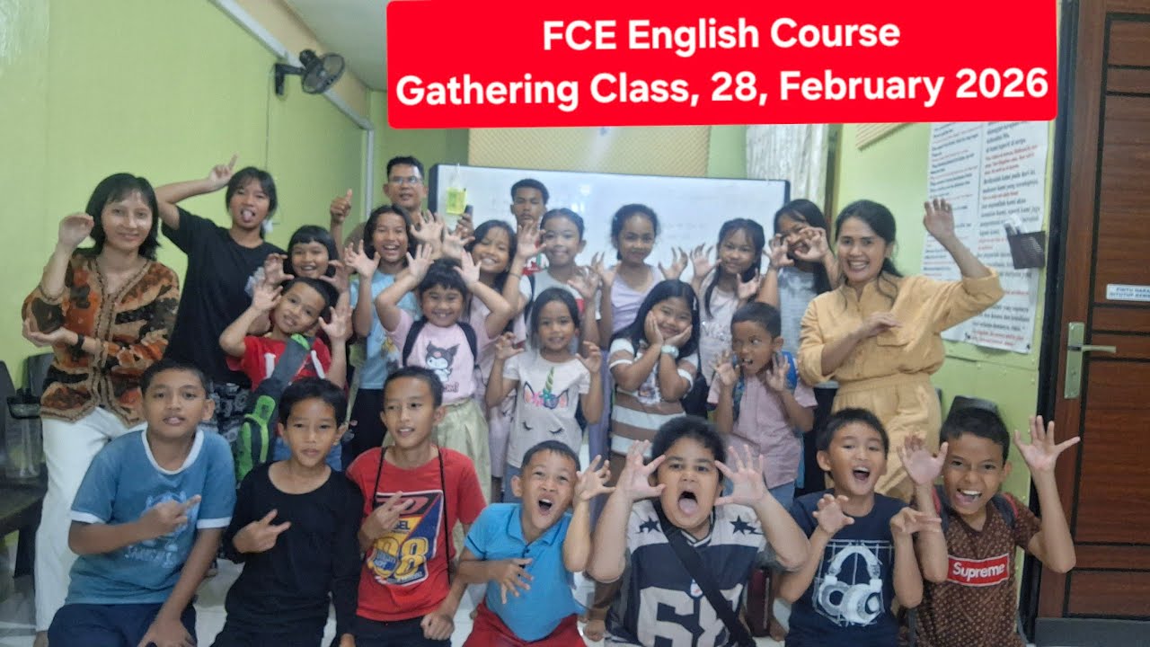 Gathering Class English Course Family Community Education, 28 February 2026.