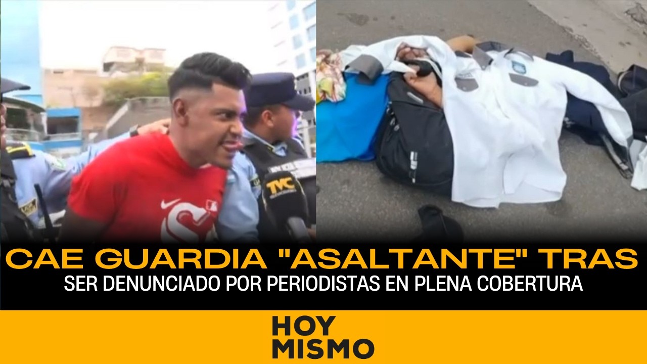 ¡ÚLTIMA HORA! Cae guardia 
