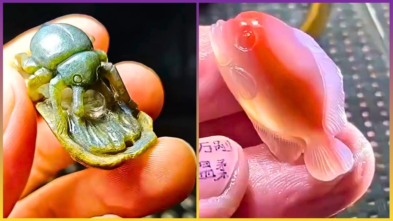 AMAZING STONE CARVING ART - JADE | AGATE | AMBER p2