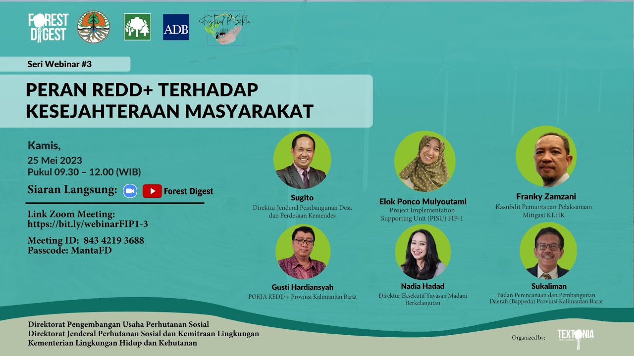 Peran REDD+ terhadap Kesejahteraan Masyarakat