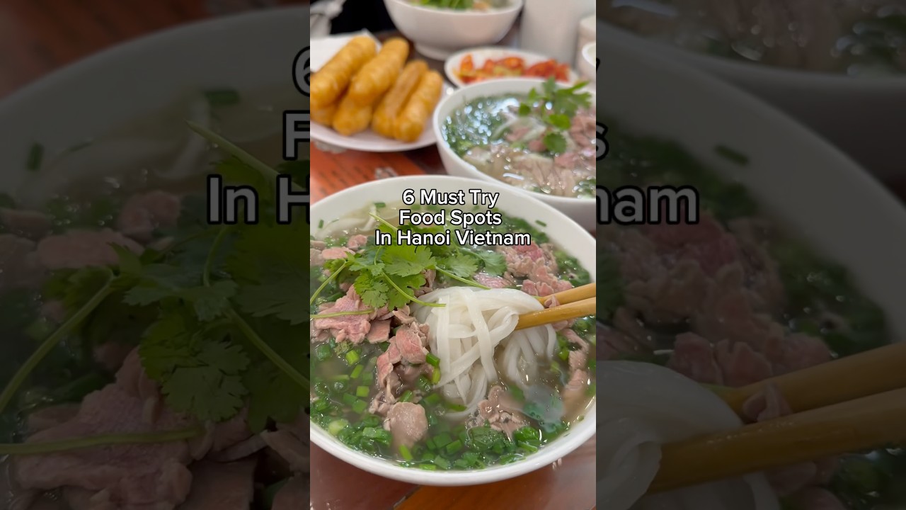 Top places to eat in Hanoi, Vietnam #travel #food