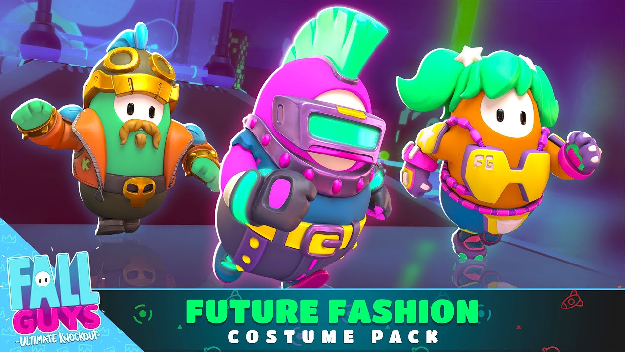 Fall Guys - Future Fashion Costume Pack in-game look!