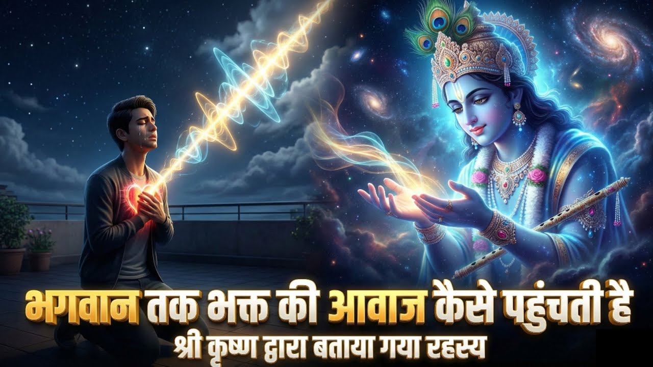 भगवान तक भक्त की आवाज कैसे पहुंचती है, सुनिए श्रीकृष्ण द्वारा बताया गया अद्भुत रहस्य @MMStorytellar 