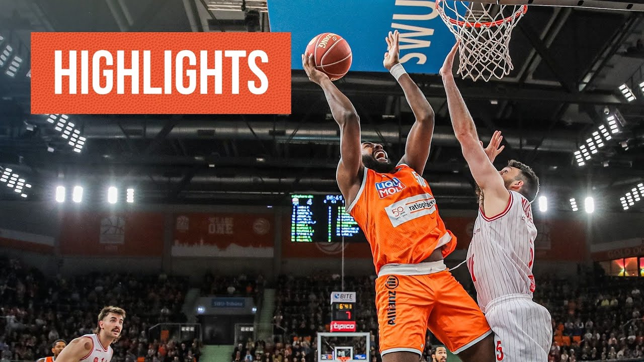 Highlights: RATIOPHARM Ulm : Würzburg Baskets (Saison 2023/24)