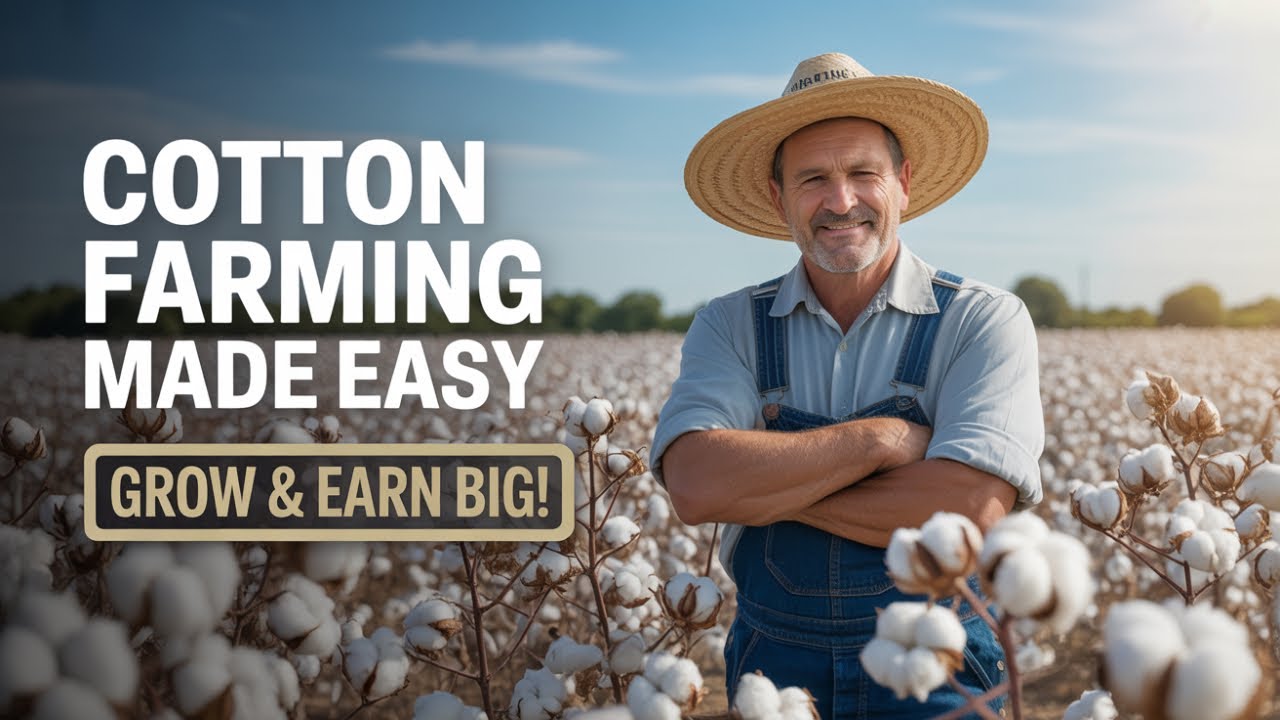 Cotton Farming Step-by-Step Guide | How to Grow Cotton for Massive Profit!