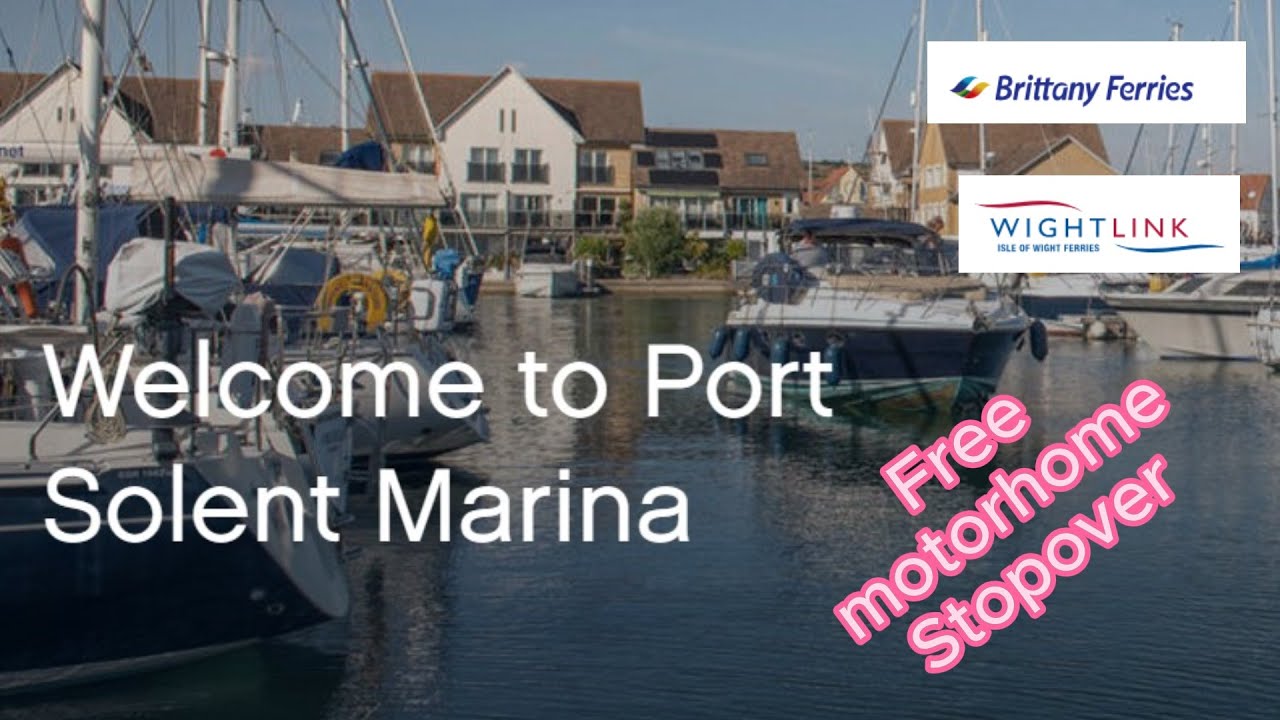 Port Solent Marina, A Free Motorhome stopover 20 Minutes easy Drive from Portsmouth Ferry terminal.