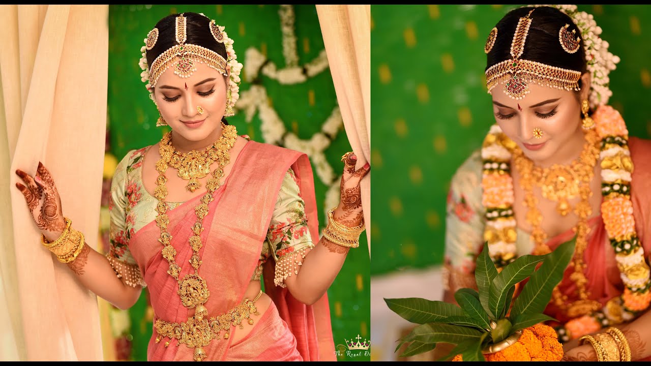South Indian Bridal Makeover || Jitu Barman ||