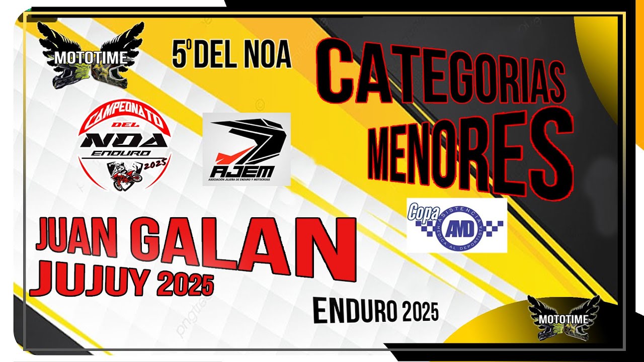 categorías menores del Noa