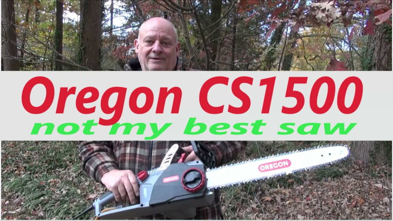 Цепная пила Oregon CS1500 мне не подходит.