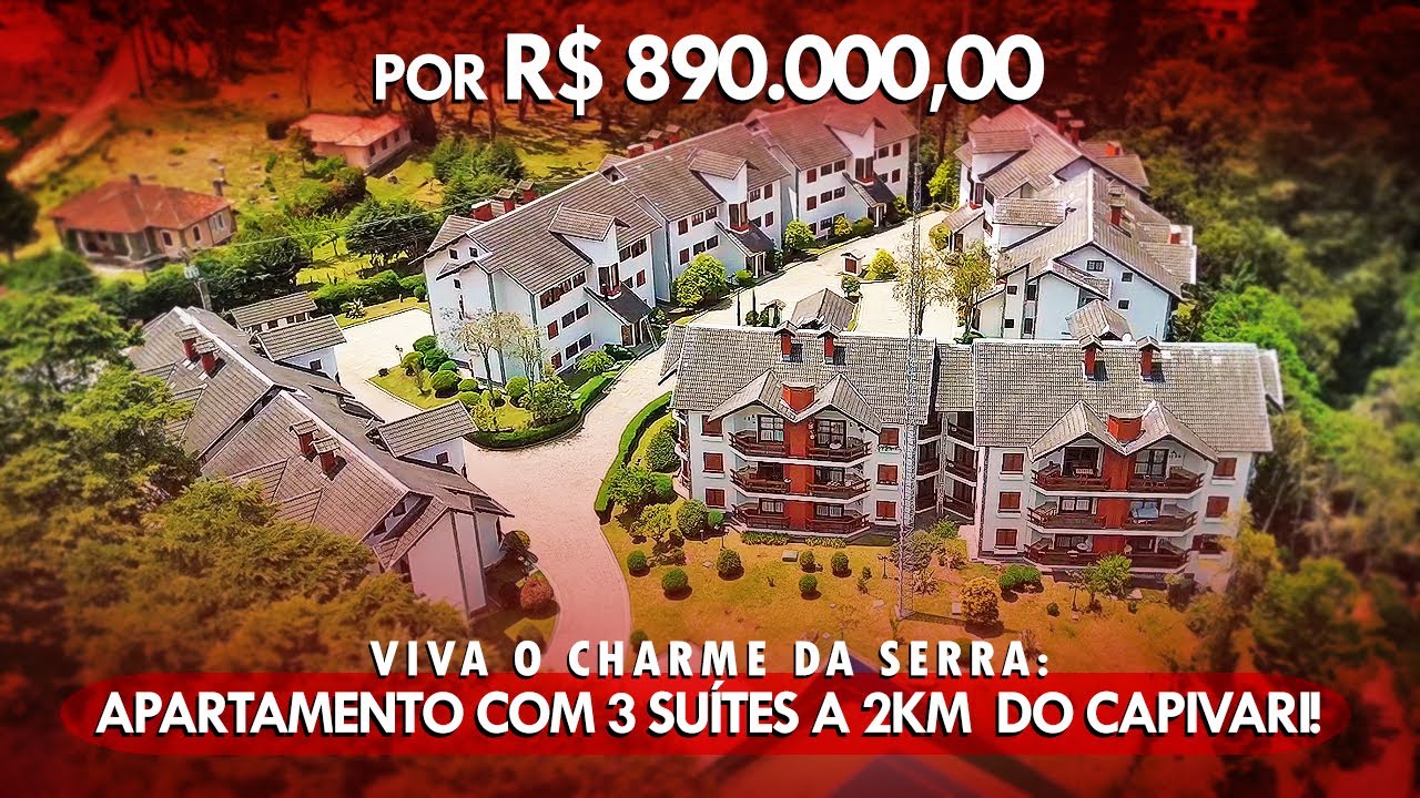 🍁 Apartamento elegante, seguro e pronto para morar ou investir em Campos do Jordão! Oportunidade!!!