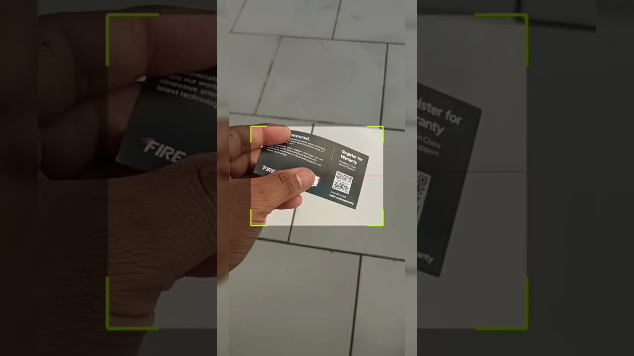 Fire Boltt smart watch Register Warranty card Scan QR Code 