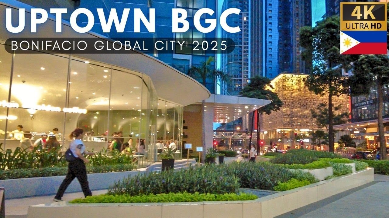 Vibrant Saturday Night at UPTOWN BGC [4K Walk] Manila Philippines - August 2025 Update